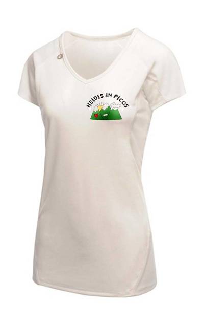 Camiseta Heidis manga corta blanca