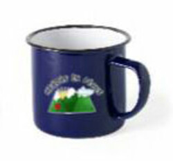 TAZA VINTAGE HEIDIS EN PICOS AZUL